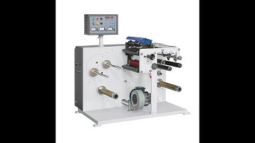 UTS320T Automatic Self Adhesive Label Cutting and Rewinding Machine with Turret Rewinder System