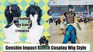 How to style Kinich cosplay wig?