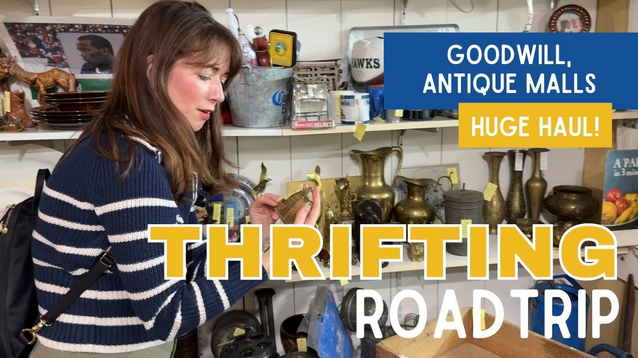 THRIFTING ROAD TRIP Shopping Goodwill Antique Malls Huge Haul thrifting-road-trip-shopping-goodwill-antique-malls-huge-haul
