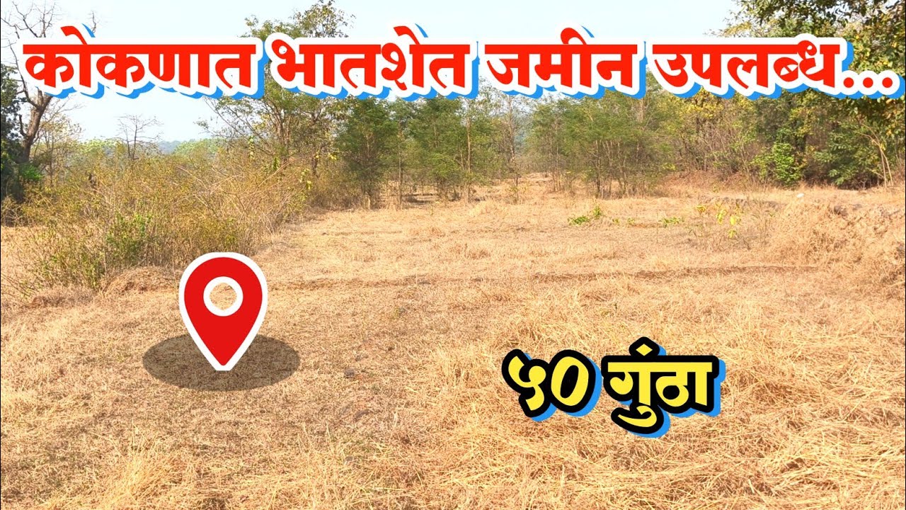 कोकणात भातशेती जमीन विकणे आहे . फार्महाउस साठी उत्तम जागा ....