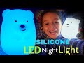 Supe cute LED Color Changing Night Light | Lumipets Little Bear Unboxing - Review