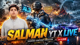 SALMANYTXLIVE PUBG MOBILE LIVE STREAMING | CONQUEROR RANK PUSH #top10 @PUBG  #pubgmobile