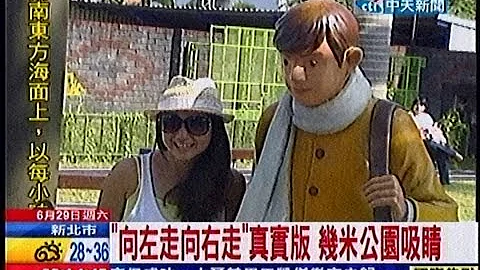 中天新闻》「向左走向右走」真实版 几米公园吸睛 - 天天要闻