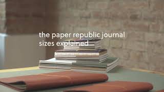 the paper republic journal sizes explained