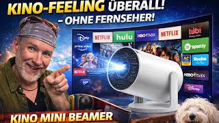 Kino in der Hosentasche?! 😱 Dieser Mini Beamer kann alles! Android TV & 1080P für Camping im Test Kino in der Hosentasche?! 😱 Dieser Mini Beamer kann alles! Android TV & 1080P für Camping im Test