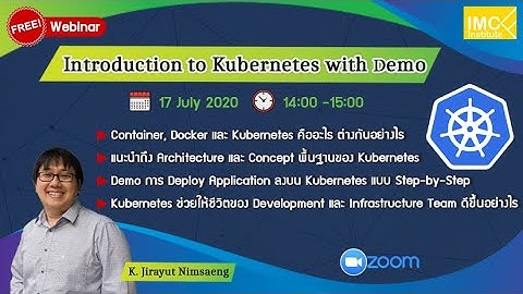 Free Webinar #23 "Introduction to Kubernetes with Demo"