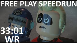 [Former WR] LEGO The Incredibles Free Play Speedrun in 33:01*