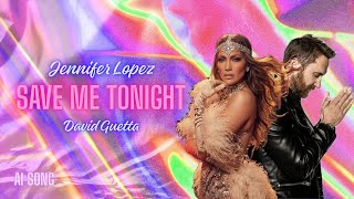 Jennifer Lopez, David Guetta - Save Me Tonight Official Audio - Ai Song Demo