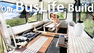 Bus Life Beginning Stages Of Our Hawaii Conversion