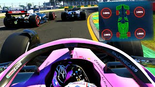 The 2023 Australian Grand Prix but the TYRES LITERALLY LAST ONE LAP!
