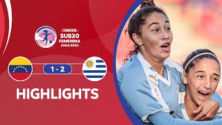 CONMEBOL Sub20 FEM 2022 | Venezuela 1-2 Uruguay | HIGHLIGHTS