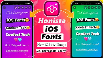 How to Get iOS Fonts in Honista v9.1 | iOS 16.4 Emojis on Honista | iPhone Fonts For Honista v9.1
