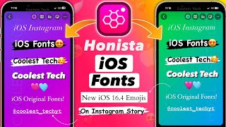 How to Get iOS Fonts in Honista v9.1 | iOS 16.4 Emojis on Honista | iPhone Fonts For Honista v9.1 screenshot 5