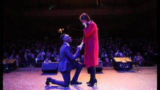 SURPRISE Engagement at SOLD OUT Concert!  Brian Nhira