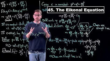 The Eikonal Equation - Partial Differential Equations | Lecture 45