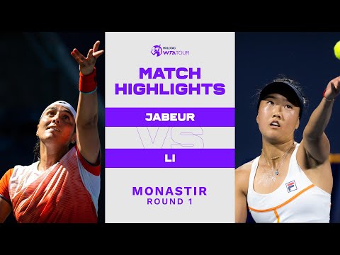 Ons jabeur vs. Ann li | 2022 monastir round 1 | wta match highlights