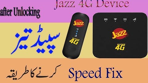 How to Fix Slow Speed After Unlocking Jazz Wifi Device | 2021 | hindi