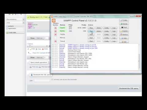 products in database connect with php in dreamweaver