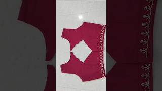 blouse back neck design cutting and stitching very easy method#cut work neck design#shorts #viral