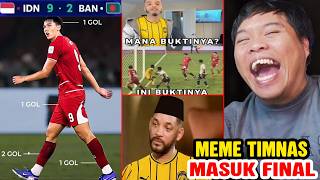 yang ga lolos final menjelaskan, yang menang 9-2 merayakan 😂 - REACT MEME TIMNAS