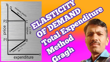 Elasticity of demand | Measuring Price elasticity |Total Expenditure Method | GRAPH #praniteducation