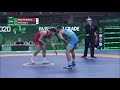 1/4 FS - 57 kg: A. HARUTYUNYAN (ARM) v. A. YATSENKO (UKR)