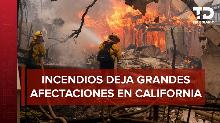 Fuego arrasa en propiedades y mansiones en Los Ángeles, California