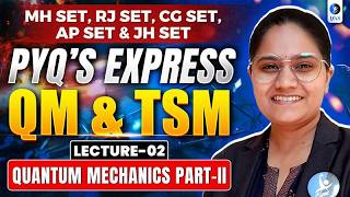 Quantum Mechanics Part-ll | Qm & TSM | MH SET, RJ SET, CG SET, AP SET & JH SET | Lec-2 | IFAS