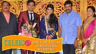 Celebrities At Bhuvan Sagar & Sindhusha Wedding Reception | Venus Filmnagar