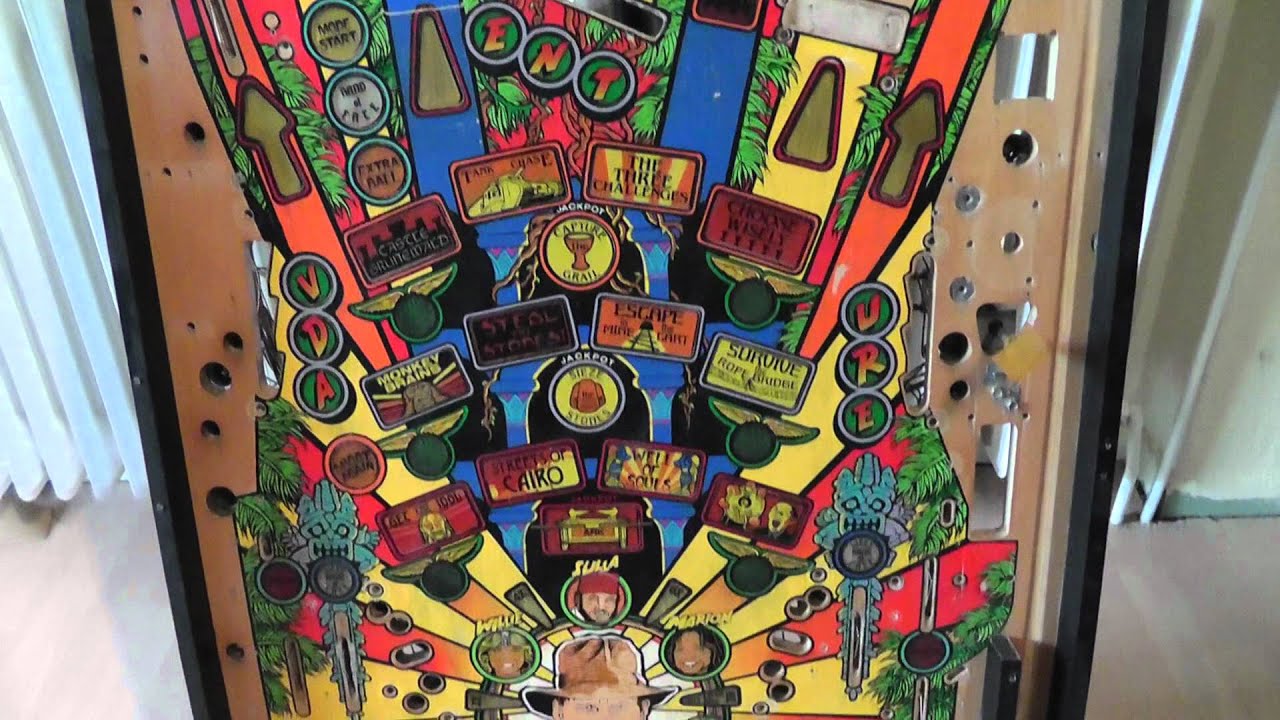Indiana Jones echter Prototype Williams Pinball YouTube