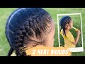 2 Neat Braids | Easy Little Girl Hairstyles