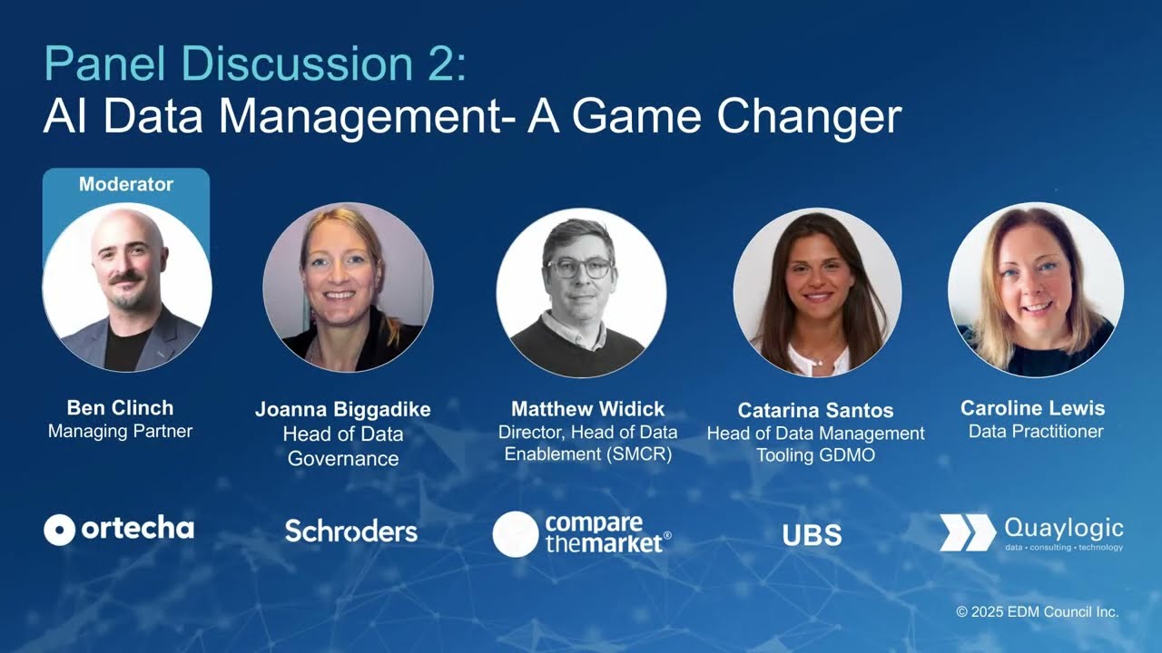 Panel: AI for Data Management - A Game Changer | DataVision EMEA 2025