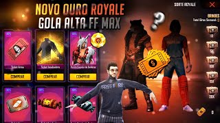 NOVO OURO ROYALE DE SETEMBRO, GOLA ALTA PRETA MAX, DATA DA NOVA ATUALIZAÇÃO E MUITO MAIS - FREE FIRE