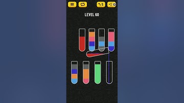 Water sort Puzzle | Level 60 | Gameplay Walkthrough