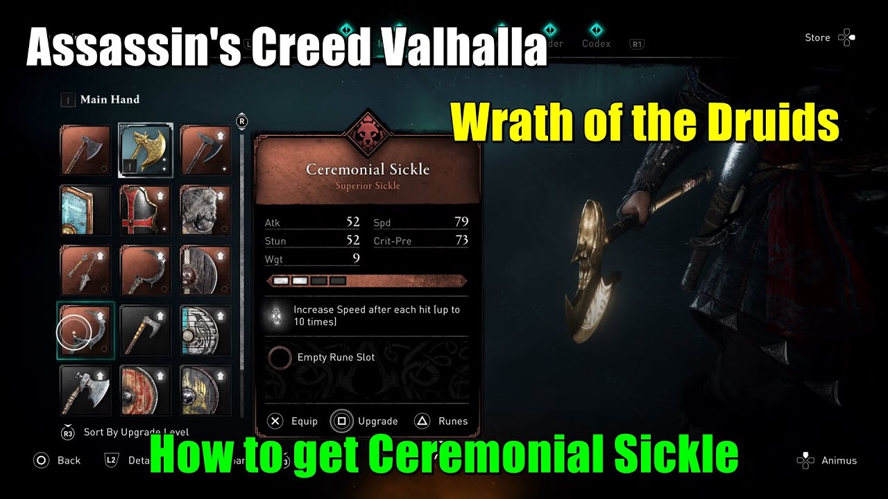 Assassin S Creed Valhalla ドルイドの怒りの中で儀式用の鎌を見つける場所 Assassin S Creed Valhalla ドルイドの怒りの中で儀式用の鎌を見つける場所