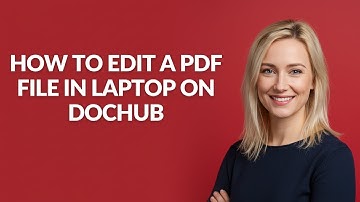 How to Edit a Pdf File In Laptop on Dochub - Julia