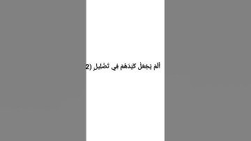Surah Al Fil سورة الفيل.             Sheikh mishary الشيخ مشاري #quran #surah #prophet