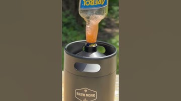 Brew Monk ™ Mini Keg: Aperol Mix & Serve