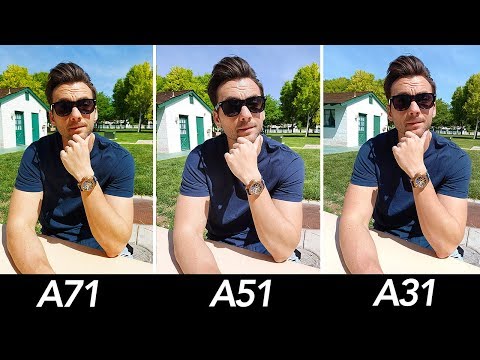 Samsung Galaxy A31 vs A51 vs A71 Camera Comparison Test 