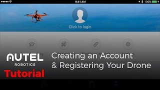 Autel Robotics: Account & Registration