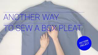 Another way to Make a Box Pleat (P3)