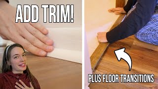 How to Add TRIM and FLOOR TRANSITIONS at Home