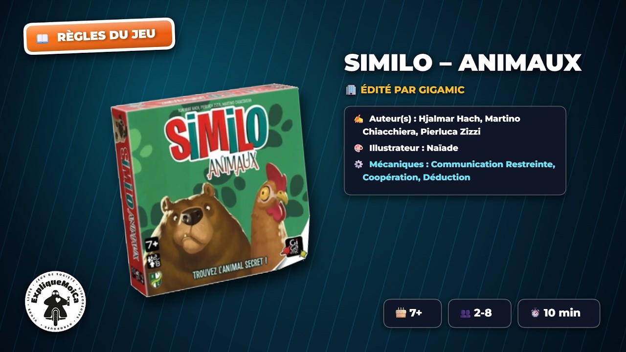 Vidéo du jeu Similo – Animaux