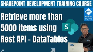 Retrieve More Than 5000 Items Using Rest API Data Tables