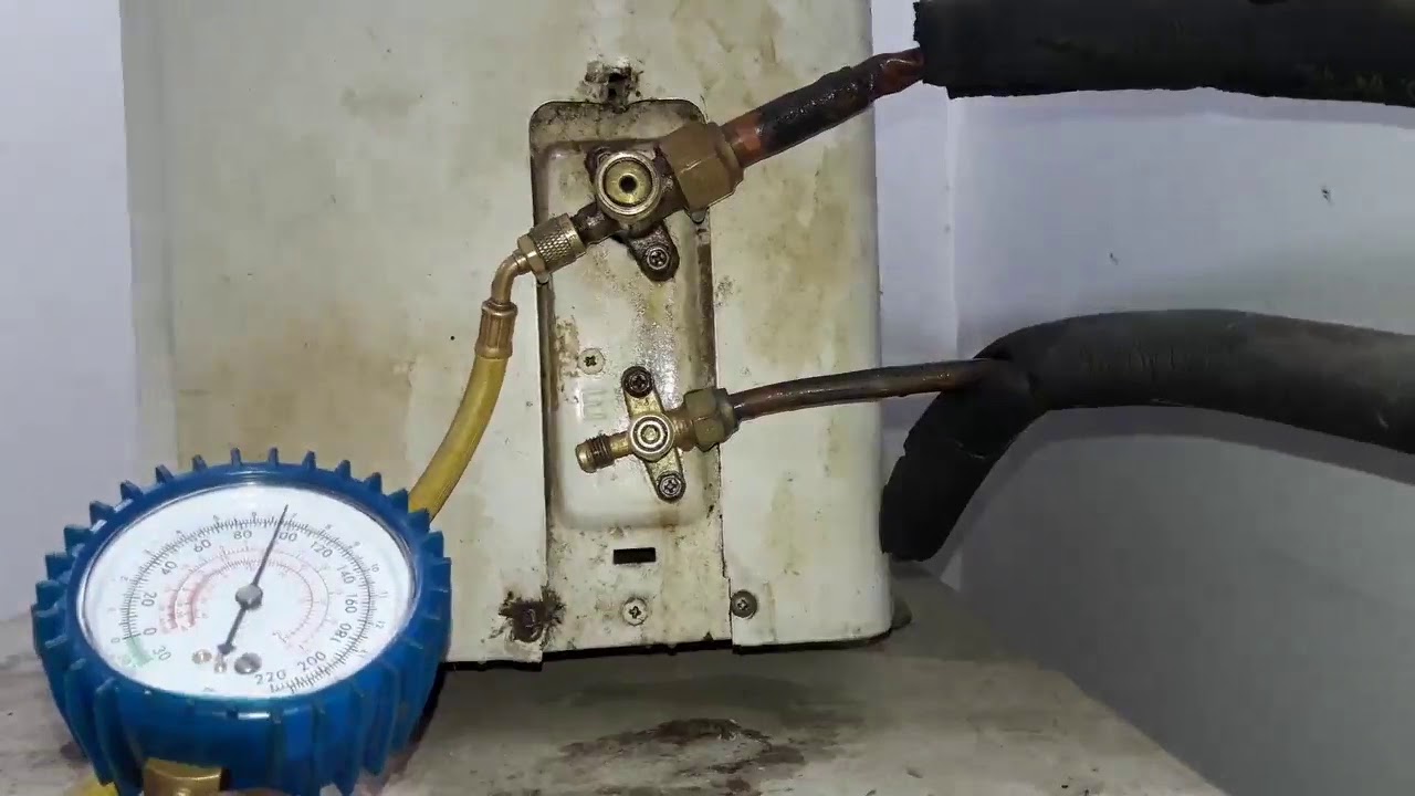 স্প্লীট টাইপ এসির গ্যাস কিভাবে লক করবেন দেখুন । How to Lock split type