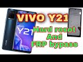 Vivo Y21 hard reset and FRP bypass without computer /android 11 100% done