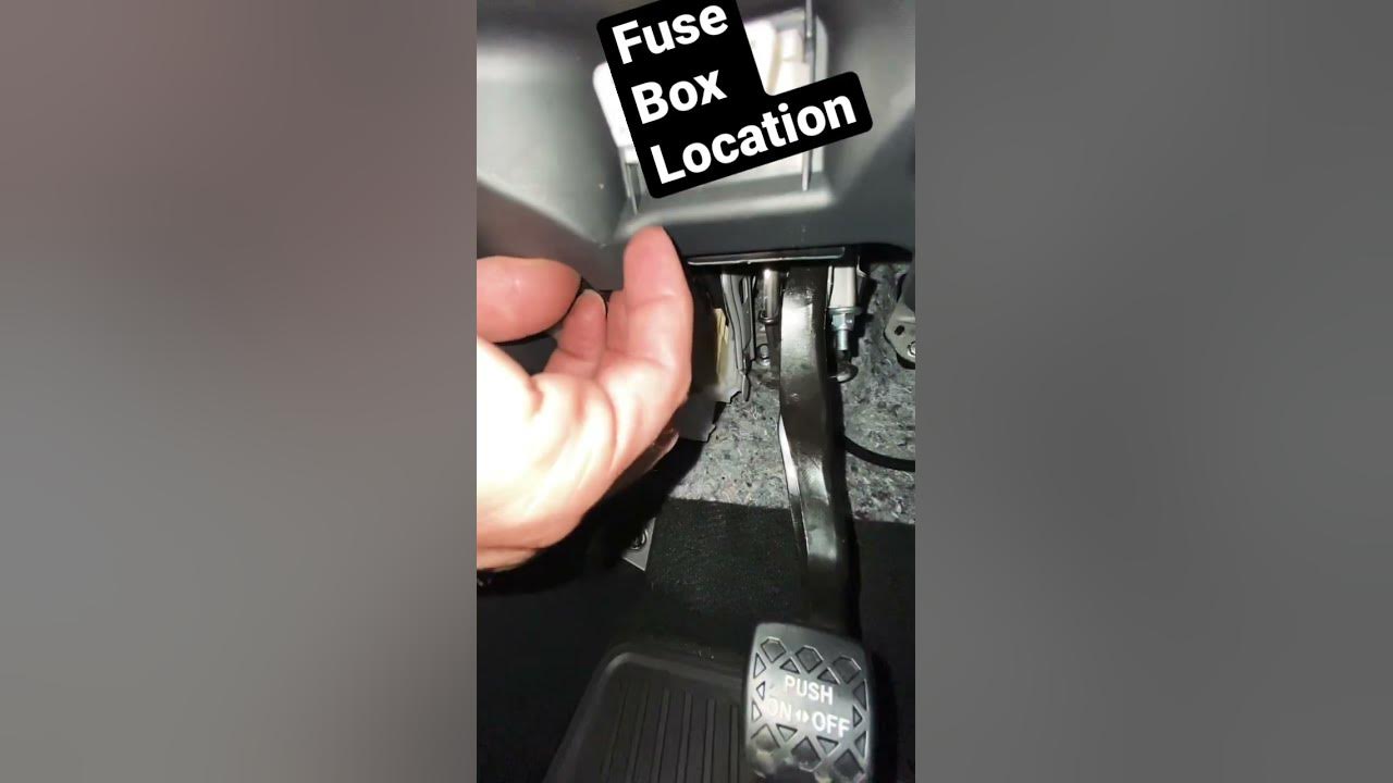 FUSE BOX LOCATION ON A 2018 - 2023 TOYOTA CAMRY - YouTube