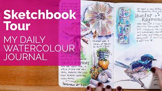 Sketchbook Tour - Watercolour Sketch Journal 🎨
