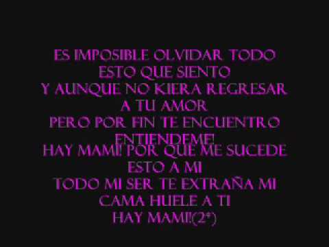 Tito"El Bambino"-Mi Cama Huele a Ti lyrics/Letra