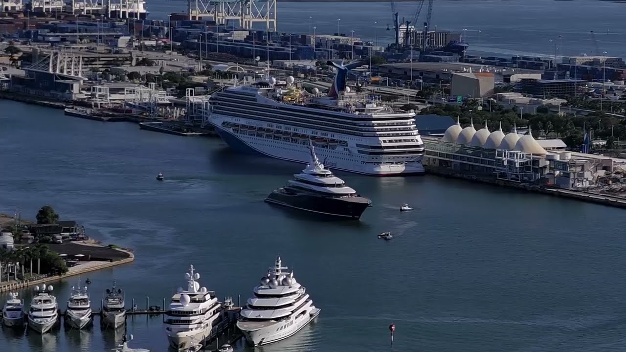 World's FIRST Hydrogen Superyacht Arrives in Miami! 119m Feadship BREAKTHROUGH